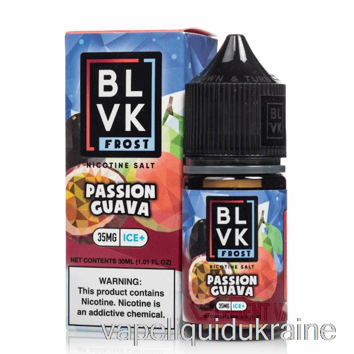 Vape Ukraine Passion Guava - BLVK Frost Salts - 30mL 35mg